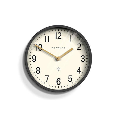 Small Grey Wall Clock - Mid-Century Modern - Newgate Master Edwards LUGG371BGY