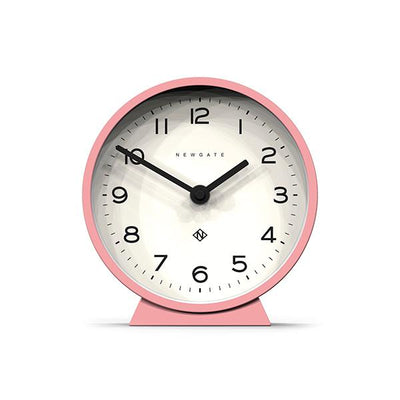 Modern Pink Mantel Clock - Colourful Contemporary - Newgate MMAN678MPK